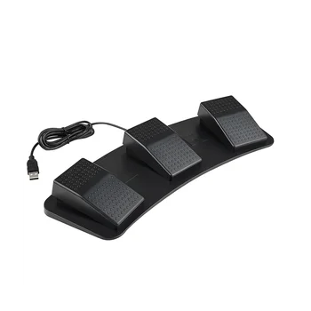 USB-тройной ножной переключатель, клавиша контроллера, настраиваемая клавиатура, игровая мультимедийная педаль для компьютера