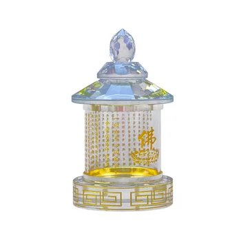 Орнамент Хрустальная пагода для жертвоприношения, Сундук с сокровищами, украшенный изображением пылезащитной чашки Gyro Sutra