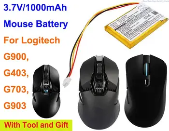 Аккумулятор для мыши Cameron Sino 1000mAh 533-000130 для Logitech G403, G900, G703, G903