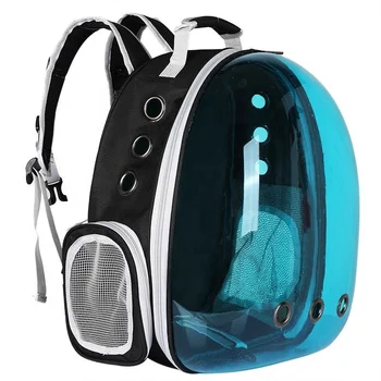 Высококачественный рюкзак-переноска для кошек и собак, Прозрачная дорожная сумка с пузырьками, Космическая капсула, рюкзак для домашних животных