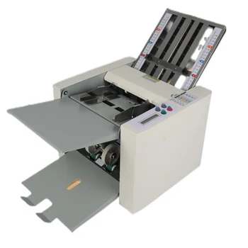 Машина для фальцевания бумаги ZY-G4 Высокоскоростная машина для фальцевания бумаги с подачей бумаги 4 Гребенки Машина для фальцевания формата А4 с автоматическим покрытием