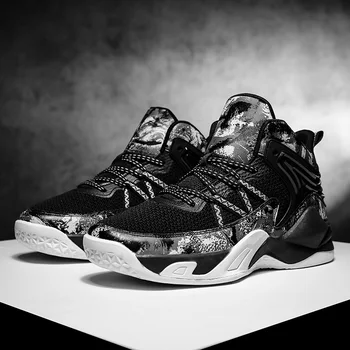 2023 Мужская мода Персонализированная Баскетбольная обувь Трендовые спортивные кроссовки для бега Амортизирующая Прочная Противоскользящая Обувь Zapatillas Hombre