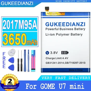 Сменный аккумулятор GUKEEDIANZI, Новейшее производство, 3650 мАч, Аккумулятор большой мощности, Бесплатные инструменты, 2017M95A для GOME U7mini U7 Mini