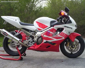 Для Honda CBR600 F4i 2001 2002 2003 CBR600F4i 01 02 03 CBR 600 F4i Красный Белый ABS Обтекатель мотоцикла (литье под давлением)