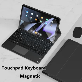 Чехол-клавиатура с Трекпадом для Xiaomi Pad 6 2023 11 дюймов 5 11 Pro 5 Pro 6 11 дюймов для Redmi Pad 10,61 дюйма SE 11 Круглых клавиш с Магнитными