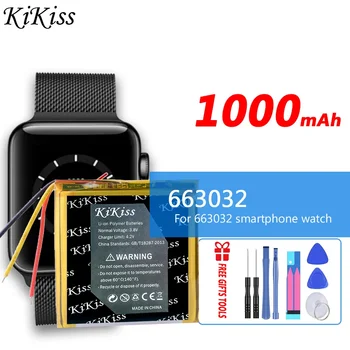 KiKiss Новый Аккумулятор 1000 мАч для Цифровых Аккумуляторов Смартфонов и часов 663032