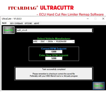 UltraCuttr ECU Hard Cut Rev Limiter Перенастройка программного обеспечения Изменение числа оборотов в минуту Изменение значения RPM Максимальное ограничение числа оборотов ECU