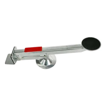 Серебристый инструмент для установки деревянной двери Дверной подъемник Инструмент для быстрой установки Педальный дверной подъемник Вспомогательный инструмент для установки двери