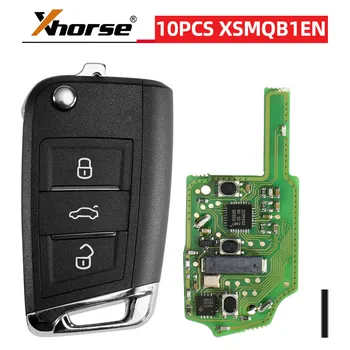 10 шт./лот Xhorse XSMQB1EN для VW MQB Smart Proximity Remote Key 3 Кнопки для VVDI2/VVDI Key Tool/VVDI2 Mini Key Tool