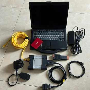 Автоматический диагностический инструмент Icom Next для BMW с новейшим программным обеспечением 1 ТБ жесткого диска или SSD Expert Mode Ноутбук Toughbook CF53 I5 8G Готов к работе
