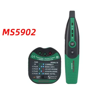 K50 MS5902 Функция проверки цепи розетки детектора автоматического выключателя и поиска для электриков