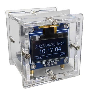 ESP8266 DIY Электронный комплект Мини-Часы OLED-Дисплей Соединяются с Корпусом DIY Проект Пайки
