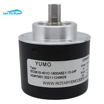 Кодировщик YUMO ISC5810-401C-1800ABZ1-12-24F roundss поворотный энкодер инкрементный энкодер
