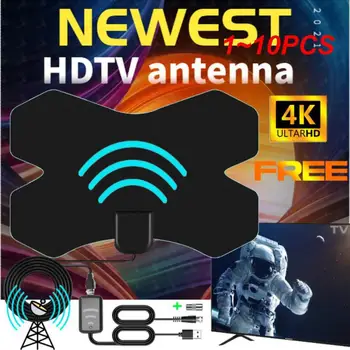 1 ~ 10ШТ Внутренняя Антенна HDTV на 3000 Миль X 4K Цифровая Антенна Телевизионный Антенный Приемник С Усилителем DVB-T2 ISDB-T ATSC Спутниковая Антенна