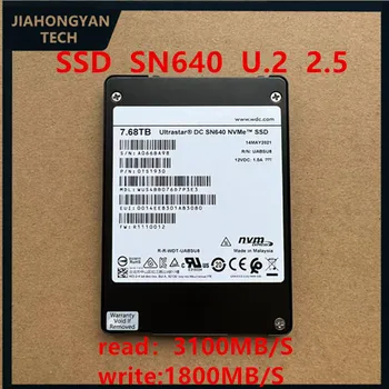 Оригинал Для WD West Digital SN640 7,68T U.2 NVME Корпоративный твердотельный накопитель u2 Сервер SSD