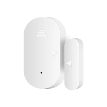 Умный дверной датчик Tuya Zigbee 3.0, Детекторы открытия и закрытия дверей, защита безопасности, управление приложением Smart Life через Home