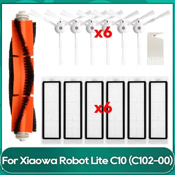 Совместимый Для Xiaomi Xiaowa Lite C10/C102-00 робот-Пылесос Роликовая Боковая Щетка Замена Hepa Фильтра Запасные Части Аксессуары