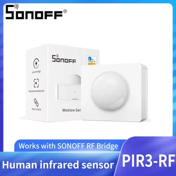 SONOFF PIR3 RF Smart Motion Sensor 433 МГц С Двухрежимным Переключением Уведомлений О Охранной Сигнализации Работает с приложением SONOFF RF Bridge eWeLink APP