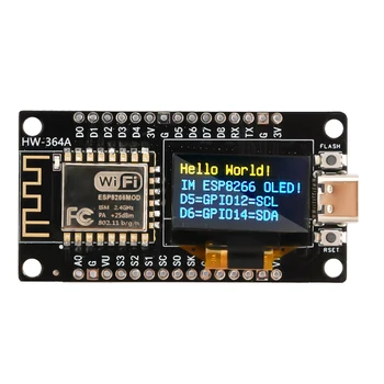 Модуль Wi-Fi ESP8266 CH340G с OLED-экраном для Arduino/Micropython
