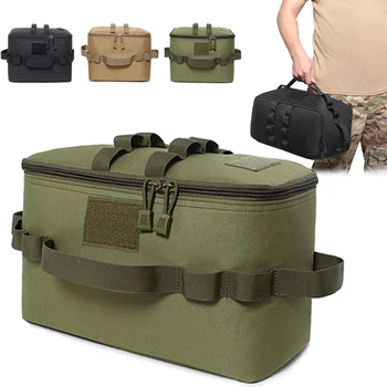 Портативный армейский вентилятор для кемпинга на открытом воздухе, сумка для хранения инструментов для пикника на открытом воздухе, Легкий набор инструментов для хранения, Сумка для хранения большой емкости
