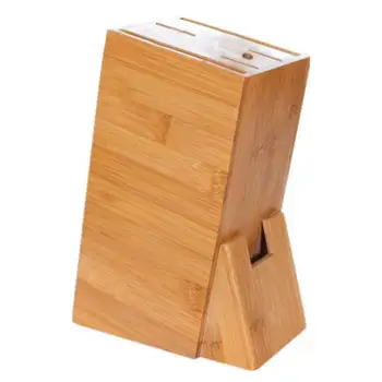 Прочная подставка для ножей Бамбуковая подставка для хранения ножей Кухонный органайзер с несколькими сетками Влагостойкий держатель для ножей Подставка для аккуратного пространства