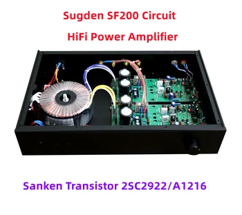 Схема Sugden SF200, Усилитель мощности HiFi класса Fever, транзистор Sanken 2SC2922 /A1216
