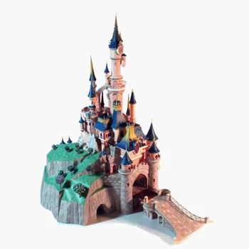 75 см Геометрия DIY Замок Спящей Красавицы Papercraft 3D Бумажная модель Обучающая игрушка в подарок мальчикам и девочкам Украшение дома Сборка модели