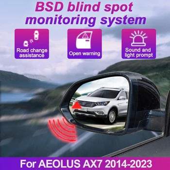 Система обнаружения слепых зон автомобиля BSD BSA, Автомобильные датчики BSM, мониторинг зеркала заднего вида Для AEOLUS AX7 2014-2023