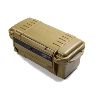 Открытый ящик для инструментов Водонепроницаемый Ударопрочный для выживания Портативный EDC Gear Case Контейнер для переноски Сухой коробки с резиновым бампером