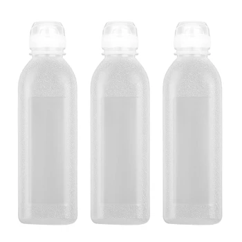 Бутылочки для отжима, бутылочки для кетчупа, бутылочки для соусов, дозатор оливкового масла, 3 упаковки по 17 унций (500 мл)