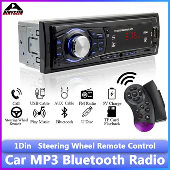 1428 С Дистанционным Управлением RCA Аудио Сабвуфер Bluetooth Автомобильный Радиоприемник Поддержка Головного Устройства USB MP3-Плеер Автомобильный Стерео FM-Радио 1 Din