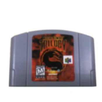 64-битный игровой картридж Mortal Kombat Trilogy для N64 Версия для США Формат NTSC