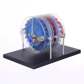 Демонстрация физического оборудования многоступенчатой модели паровой турбины, развивающие игрушки, демонстрация школьной физической лаборатории