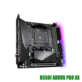 Настольная материнская плата B550 AM4 DDR4 64 ГБ PCI-E 4.0 Mini-ITX для Gigabyte B550I AORUS PRO AX