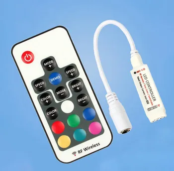 17 Клавиш RGB Mini RF Wireless Controller LED Dimming Пульт Дистанционного Управления регулируемая Светодиодная лента 5050/3528/5730/5630/3014 P1