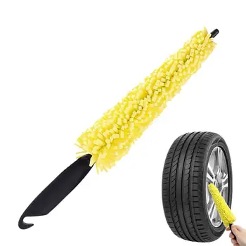 Щетка для чистки колес, инструмент для мытья шин, Инструмент для чистки обода шины, Скраб для мытья автомобиля, пылесос, губка для мытья автомобиля