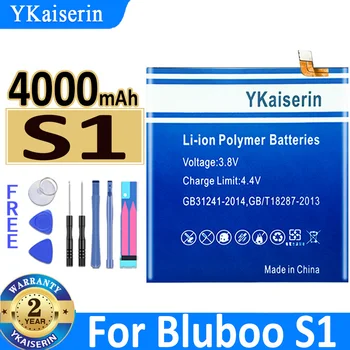 Аккумулятор YKaiserin емкостью 4000 мАч, литий-ионный, встроенный сменный аккумулятор для смарт-мобильного телефона Bluboo S1 Bateria