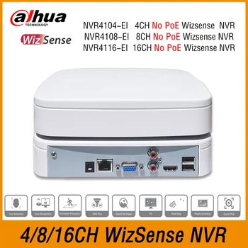 Dahua NVR4104-EI NVR4108-EI NVR4116-Обновление EI NVR4104/08/16- Сетевой Видеомагнитофон WizSense 4KS2/L 4CH 8CH 16CH Smart 1U 1HDD