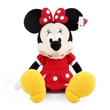 Плюшевые игрушки с Микки и Минни Маус из мультфильма Disney 28 см, подарок на день рождения, плюшевый подарок