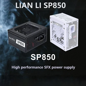 LIAN LI SP850 Полномодульный блок питания ITX SFX small мощностью 850 Вт Для графического процессора PCIe 5.0/40/3090Ti Белый/Черный