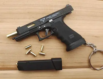 1: 3 Сплав G34 TTI пистолет мини игрушечный пистолет модель брелка Собрать разобрать пистолеты выживания джедаев для взрослых подарок детям