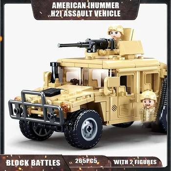 H2 Assault Vehicle Building Block Toys, Классическая Модель Автомобиля, Креативная Игрушка 
