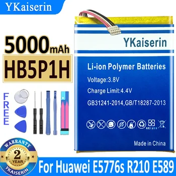 YKaiserin 5000 мАч HB5P1H Батарея Для Huawei Маршрутизатор E589 R210 E5776s E5776S-22/32/501/601/860/922 Batteria + Бесплатные Инструменты