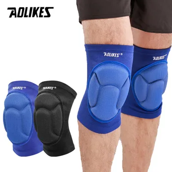 AOLIKES 1 пара губчатых наколенников для танцев, баскетбола, волейбола, Rodilleras, ползунки, защита коленной чашечки, защитный поддерживающий наколенник