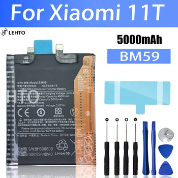 100% Новый оригинальный аккумулятор BM59 для замены телефона xiaomi 11T Bateria