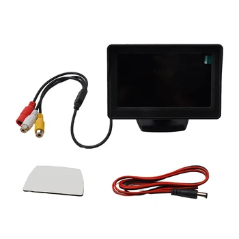 Надежный экран заднего вида автомобиля с диагональю 5,0 дюймов TFT LCD-дисплей Антикоррозийная и износостойкая конструкция