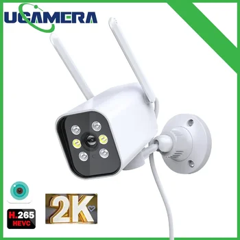 2K 4MP PTZ Bullet WiFi Камера AI Human Detect Отслеживание человека 4MP P2P Беспроводная IP-камера наружного видеонаблюдения iCSee