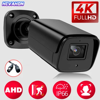 AHD Камера Наблюдения 4K 8MP Аналоговое Видео XVI-6in1 Высокой Четкости ИК Ночного Видения CCTV Наружная Водонепроницаемая AHD Камера Безопасности