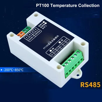 2 / 4CH PT100 Изолированный промышленный сетевой порт Rs485 CAN Modbus модуль сбора данных о температуре