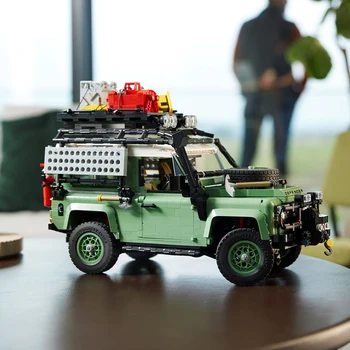 Новый 10317 Технический Внедорожник Lands Rover Classic Defender 90 Exclusive Advanced Car Model Building kit Игрушка Для Мальчиков И Взрослых Подарки